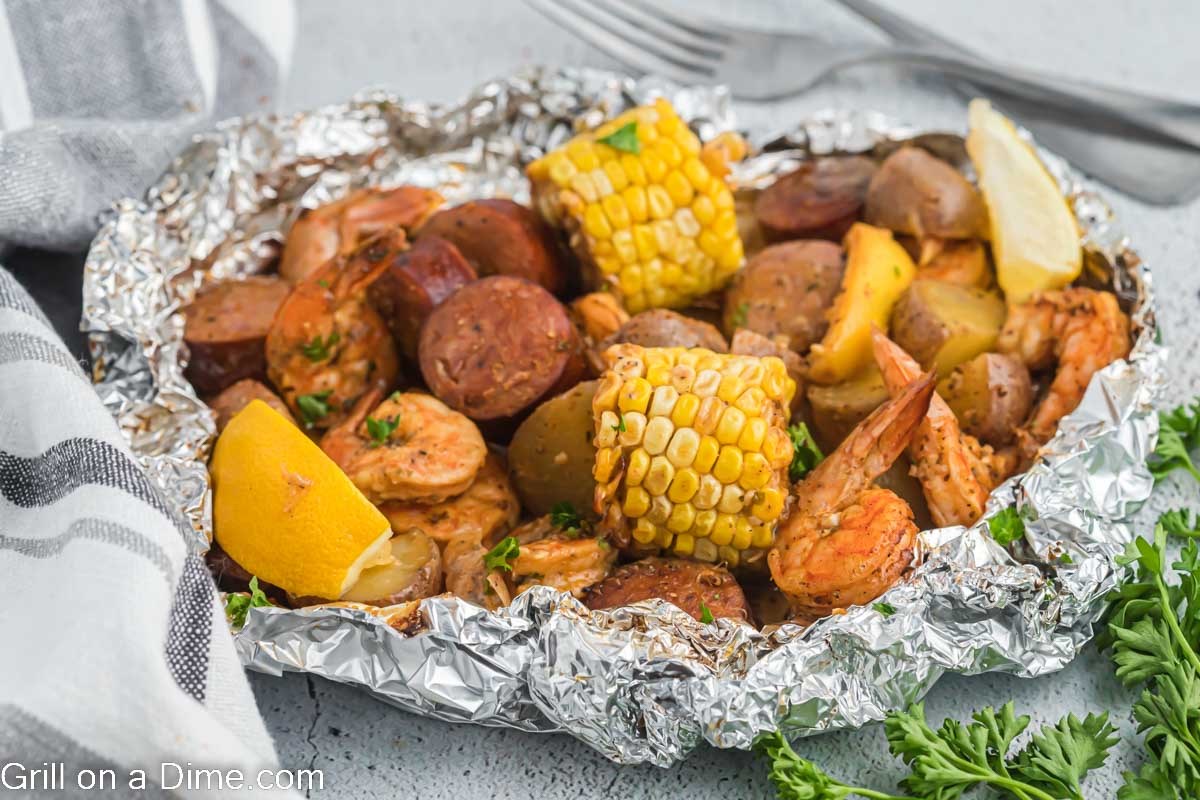 Shrimp Boil Foil Pack
