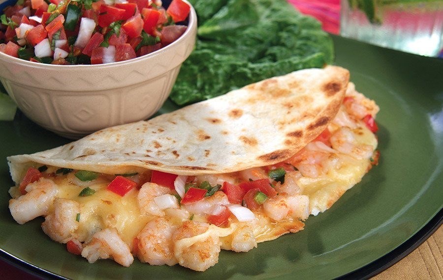 Shrimp Quesadillas
