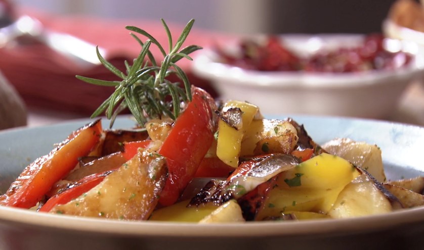 Skillet Peppers and Potatoes
