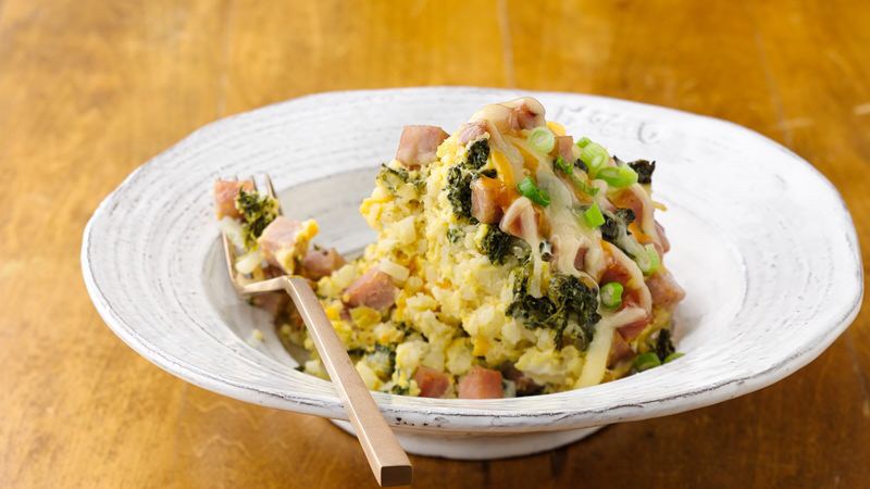 Slow-Cooker Ham and Egg Breakfast Casserole
