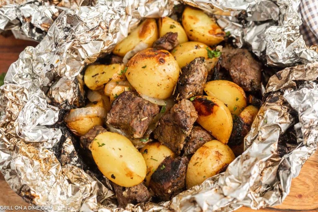 Steak and Potatoes Foil Pack
