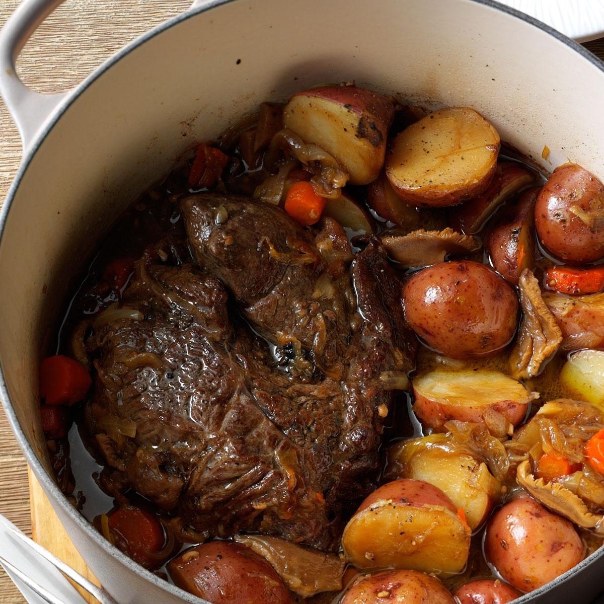 Stout & Shiitake Pot Roast
