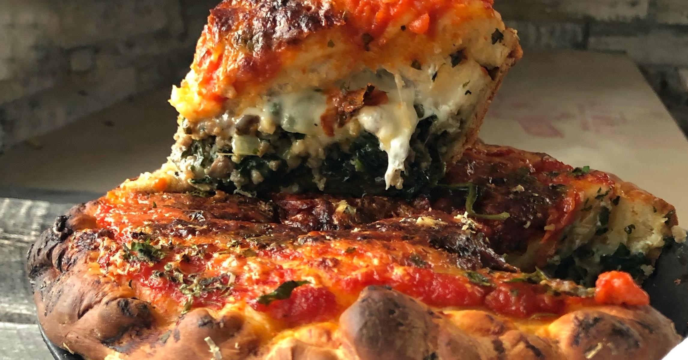 Stuffed Pizza
