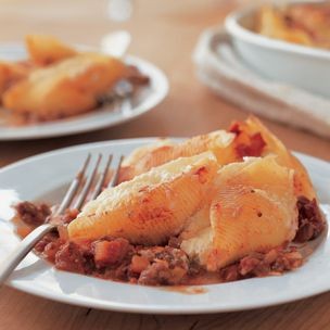 Stuffed Shells with Pork Ragu