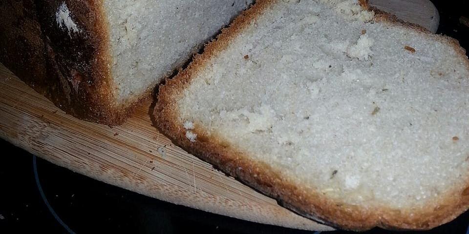Super Easy Rosemary Bread Machine Bread
