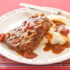Swiss Steak with Tomato Gravy
