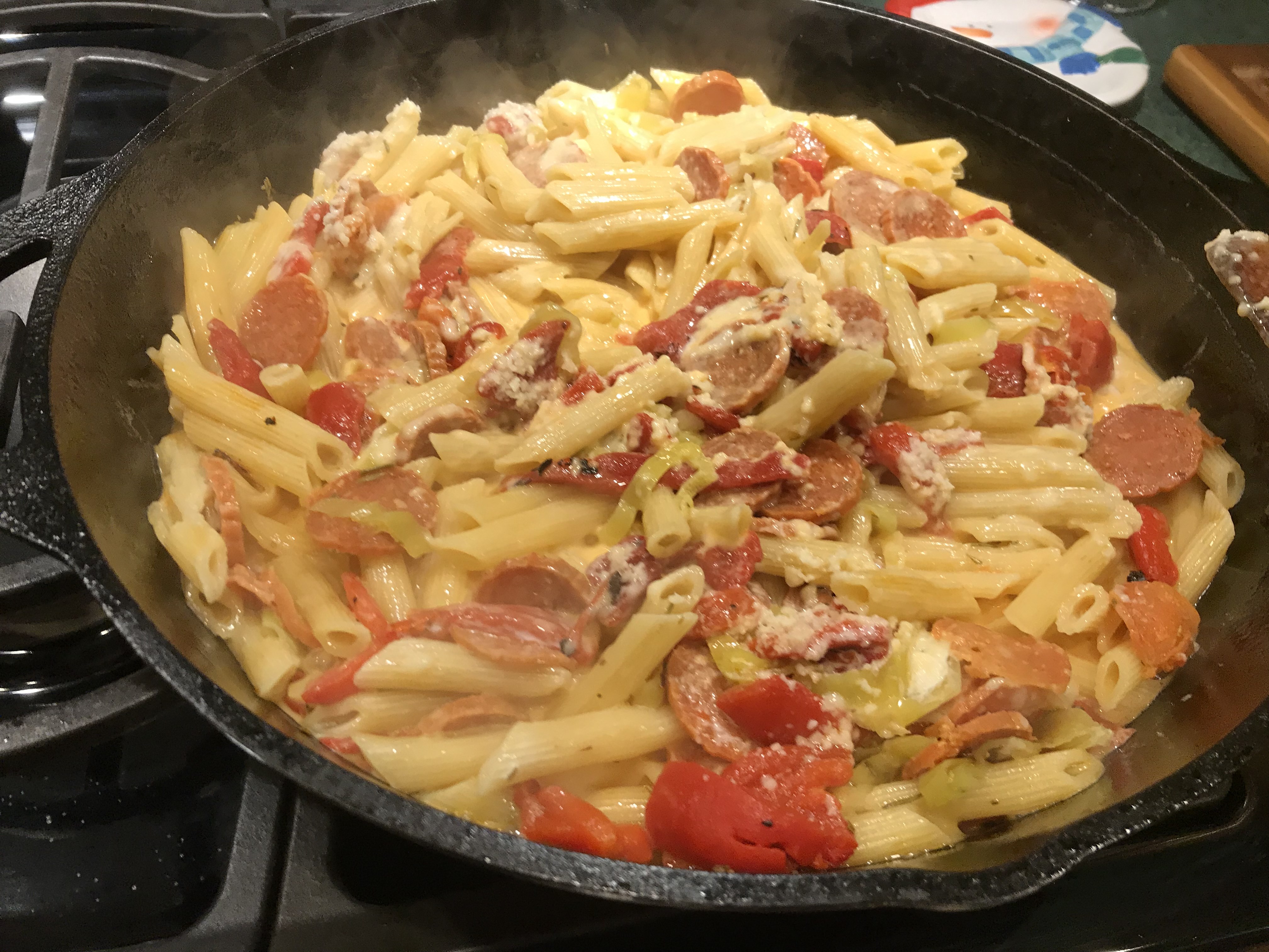 Three Pepper Pasta
