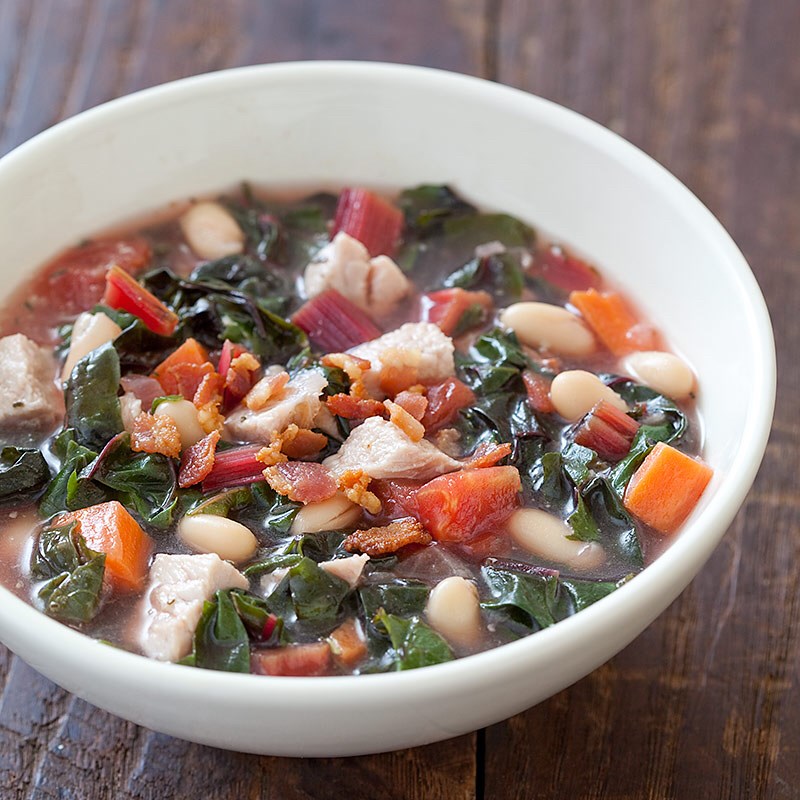 Tuscan White Bean Stew (Slow Cooker)
