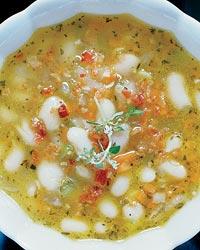 White-Bean Soup with Bacon and Herbs
