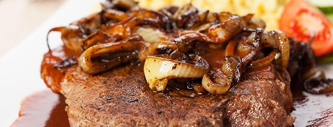 Wiener Zwiebelrostbraten
