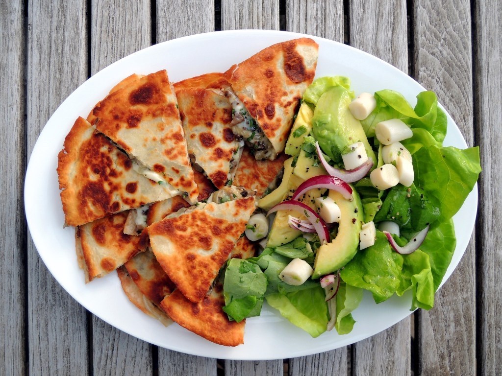 Wild Mushroom Quesadillas
